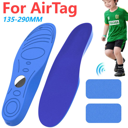 Insoles for Airtag Protective Cover Comfortable Securely Mounted Shoe Inserts Shoe Insoles for Kids and Child